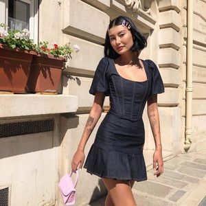 NEVER WORN I AM GIA DENIM DRESS !